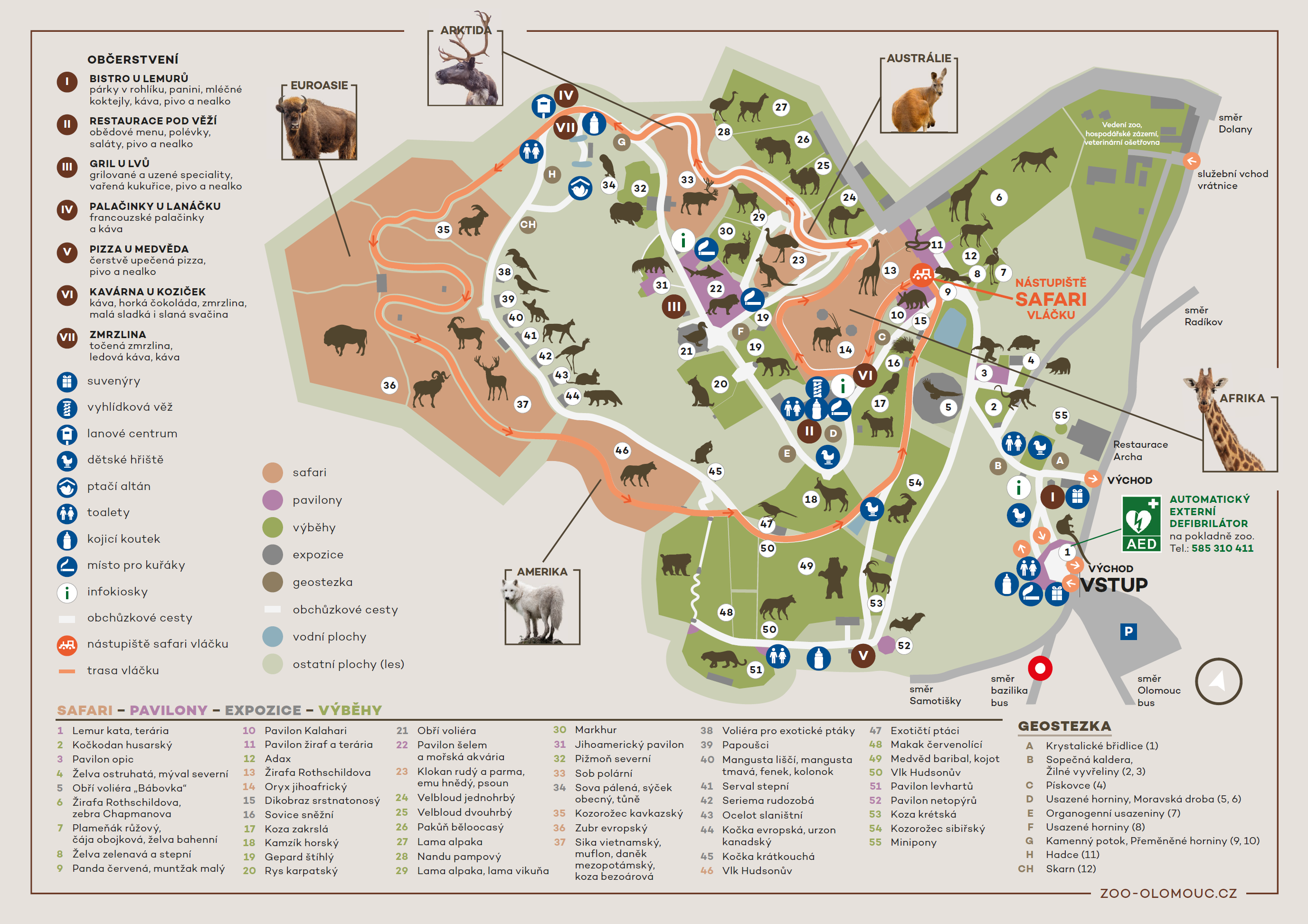Mapa zoo